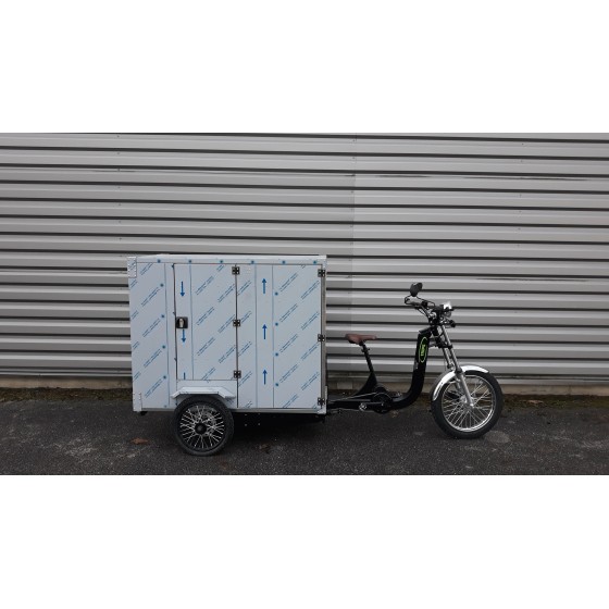 Vélo Cargo 1400 litres double porte